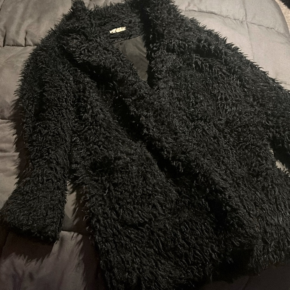 Oversizedd furry jacket